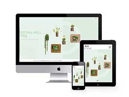 绿色植物展示环保类织梦模板(带手机端)商业源码下载